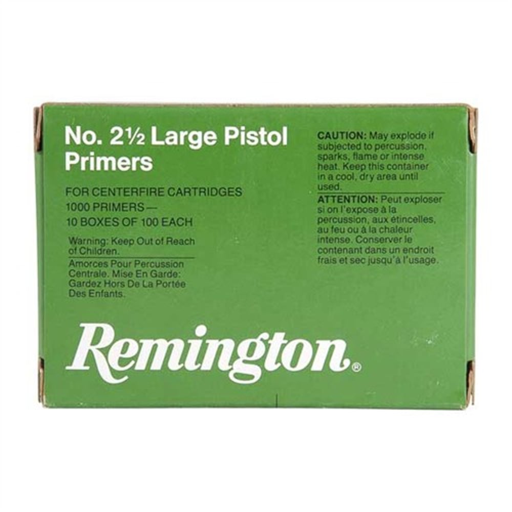 Remington Rem 2-1/2 Large Pistol Primers PER/1000 – 22604