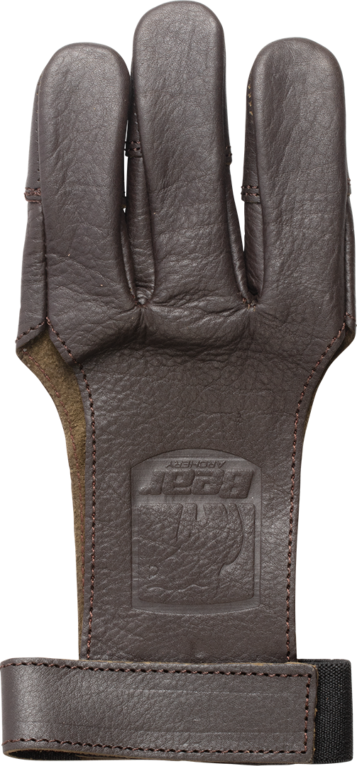 Bear Archery Leather 3 Finger Shooting Glove - X-Large