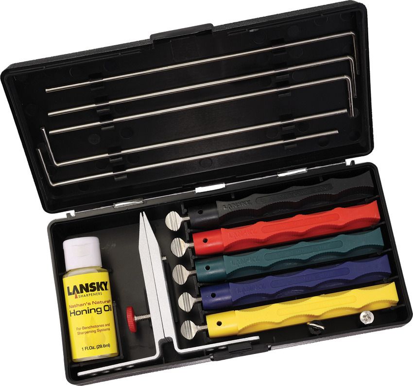 Lansky Deluxe 5-Stone Sharpening System product image