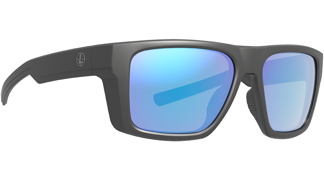 Leupold Skyline Performance Eyewear - Matte Black / Blue Mirror
