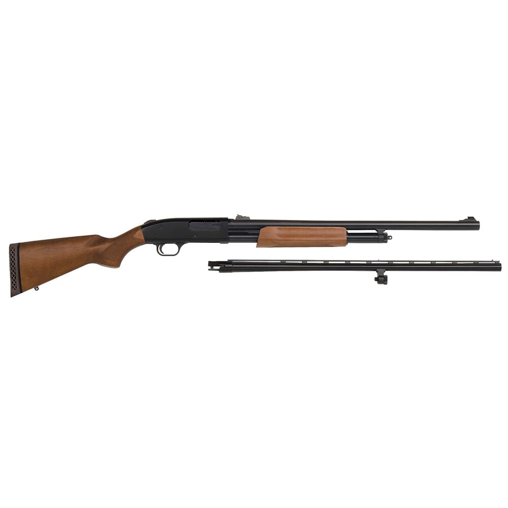 Mossberg 500 Combo 12 Gauge 28" Vent Rib & 24" RS Barrel Blued / Wood Stocks