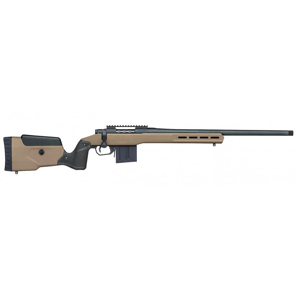 Mossberg Patriot LR Tactical 6.5 Cm FDE Chassis 22" Barrel Aics Mag