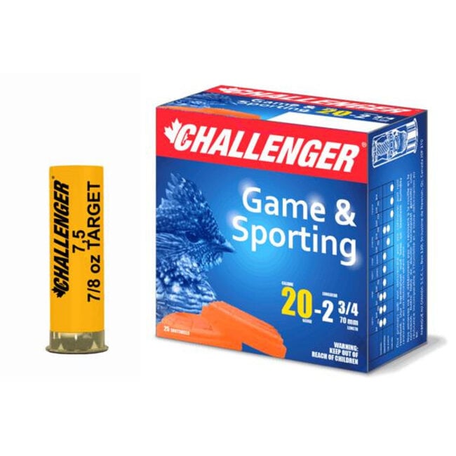 Challenger Target Load 20 Gauge 2-3/4 in 7/8 oz