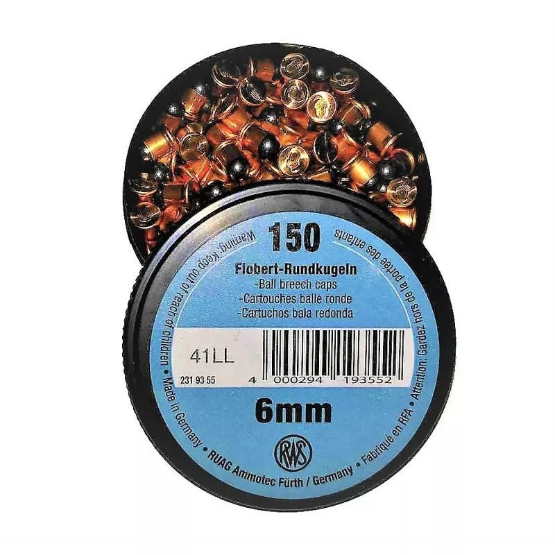 RWS 6mm Flobert Round Ball – 150 Rounds