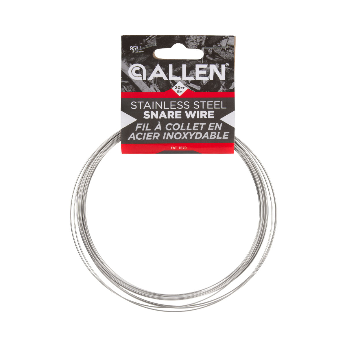 Allen Stainless Steel Snare Wire 20ft
