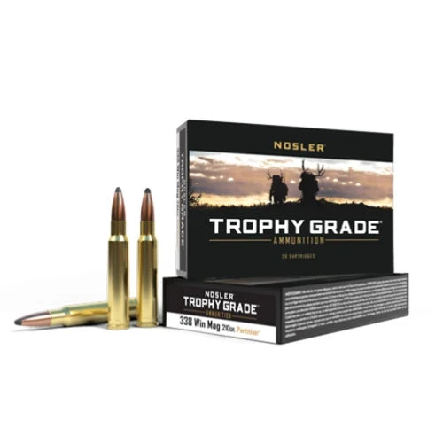 Nosler Trophy Grade 338 Win Mag 210gr Partition Ammunition