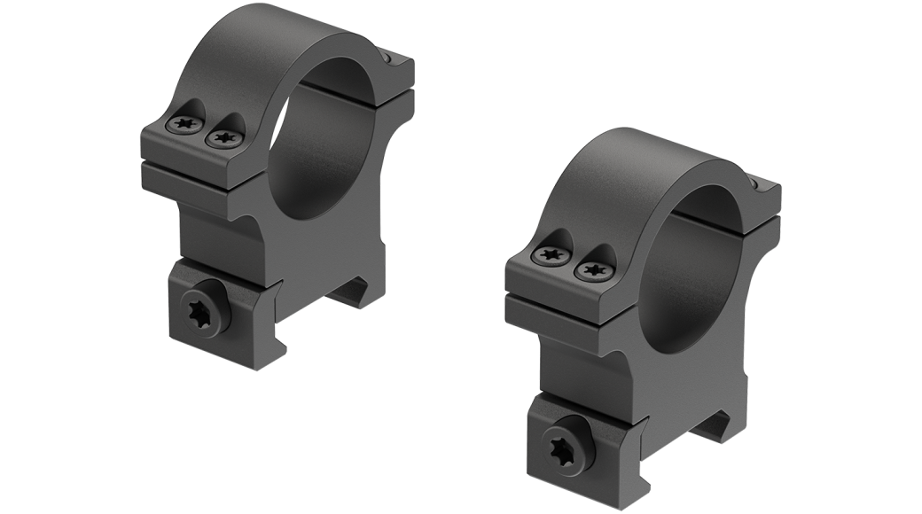 Leupold Open Range Cross-Slot Rings 1" High Matte