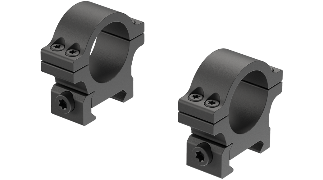 Leupold Open Range Cross-Slot Rings 1" Low Matte