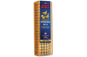 CCI Hunter Series Subsonic - .22 LR, 40 Grain LFN, 100 Rounds