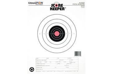 Champion ScoreKeeper 50 ft Pistol Slow-Fire Target – 12 Pack