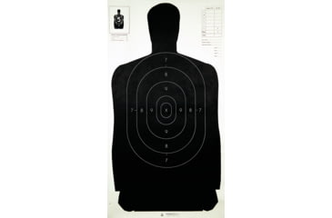 Champion B-27 Police Silhouette Target – 24" x 45", 100 Pack