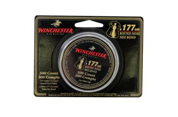 Winchester .177 Caliber Round-Nose Pellets – 500 Count