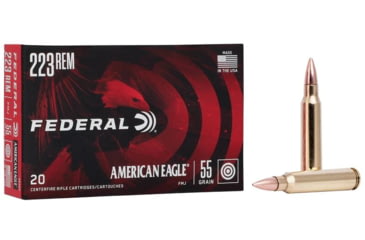Federal American Eagle 223 Rem 55gr FMJ