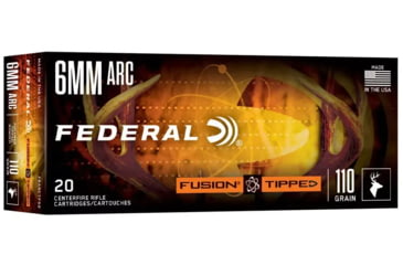 Federal Fusion 6mm ARC 110gr Tipped