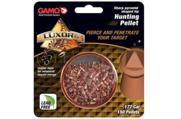 Gamo Luxor Cu .177 Cal Copper-Coated Pellets, 150 Count
