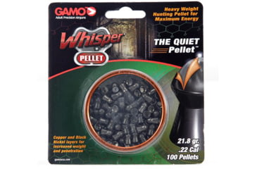 Gamo Whisper .22 Cal Pellets, 100 Count