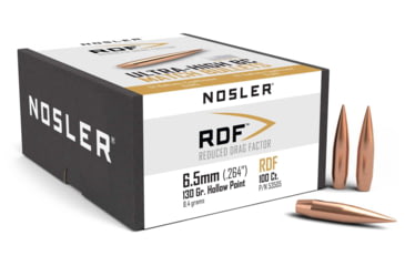 Nosler 6.5mm 130gr HPBT RDF (100ct)
