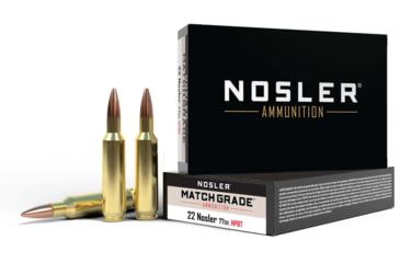 Nosler Match Grade 22 77gr Custom Comp Ammunition