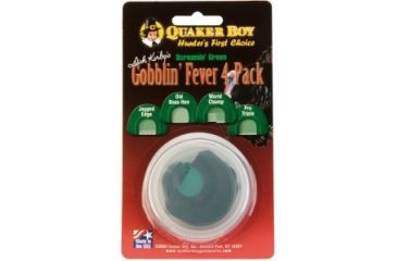 Quaker Boy Screamin' Green Gobblin' Fever 4-Pack Diaphragm Calls