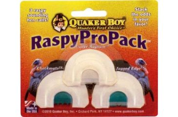 Quaker Boy Raspy Pro Pack Diaphragm Calls