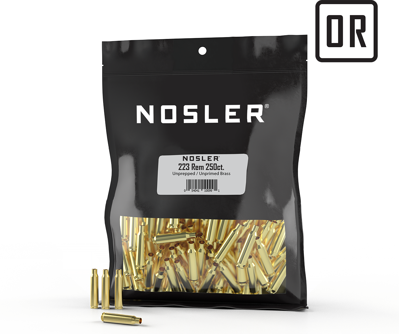 Nosler 223 Rem Premium Unprepped Bulk Brass (250ct) product image