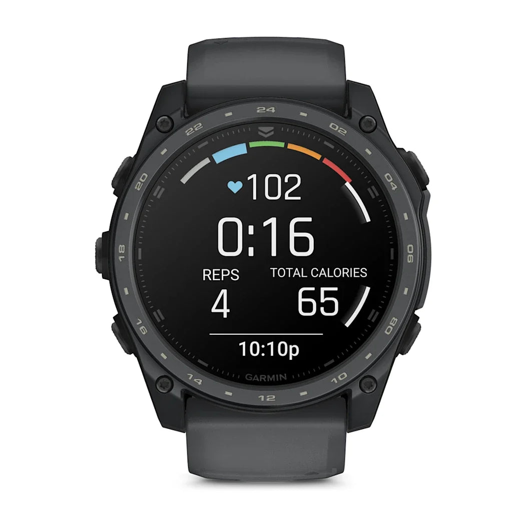 Garmin tactix 8 – 51 mm AMOLED Cerakote Coating Includes Applied Ballistics Ultralight Solver and Slate Gray Cerakote Coating