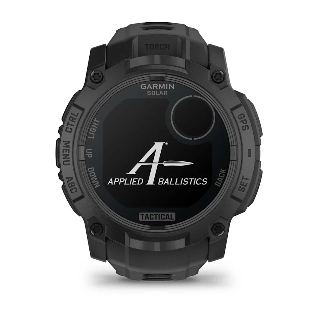 Garmin Instinct 3 – 50 mm Solar Tactical Edition Black with Black Band