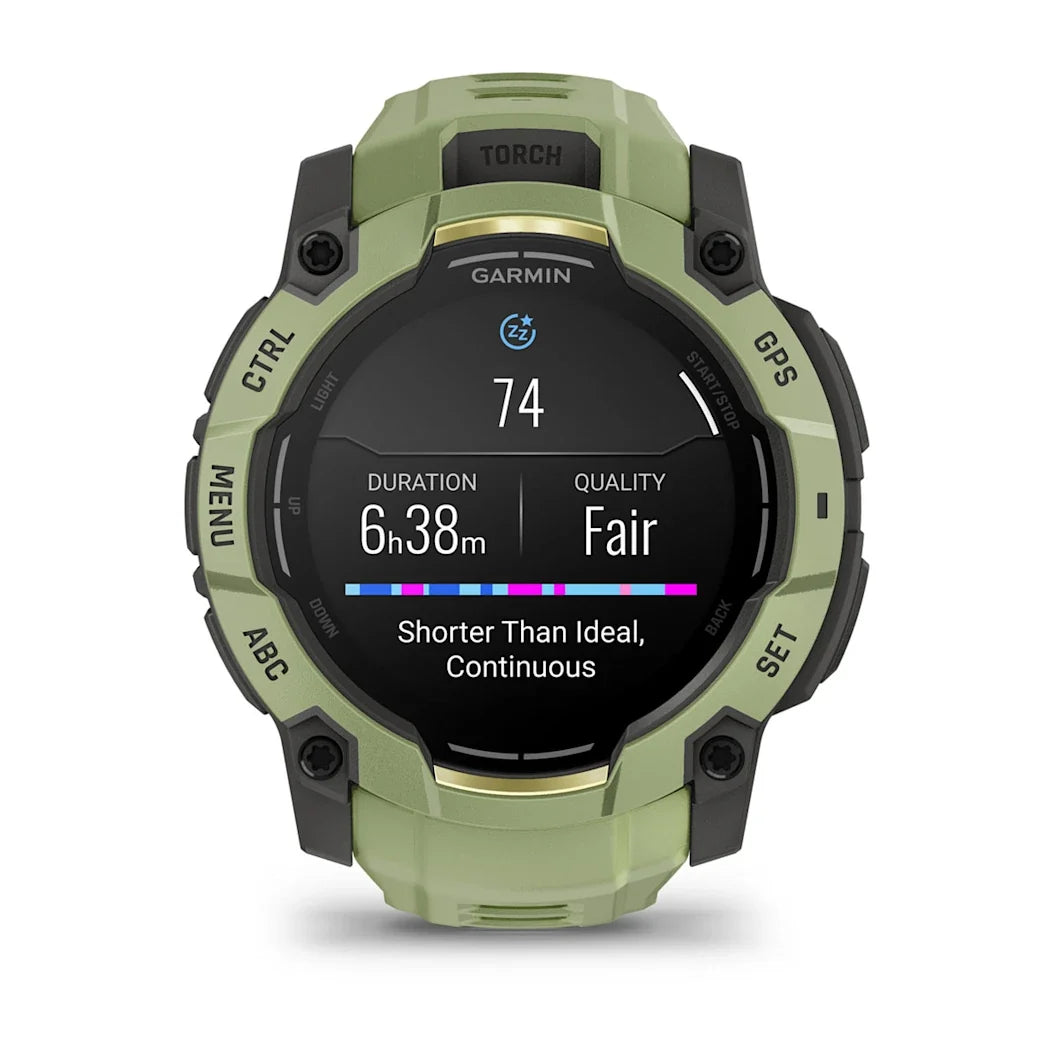 Garmin Instinct 3 – 50 mm AMOLED Fern Green with Fern Green Band