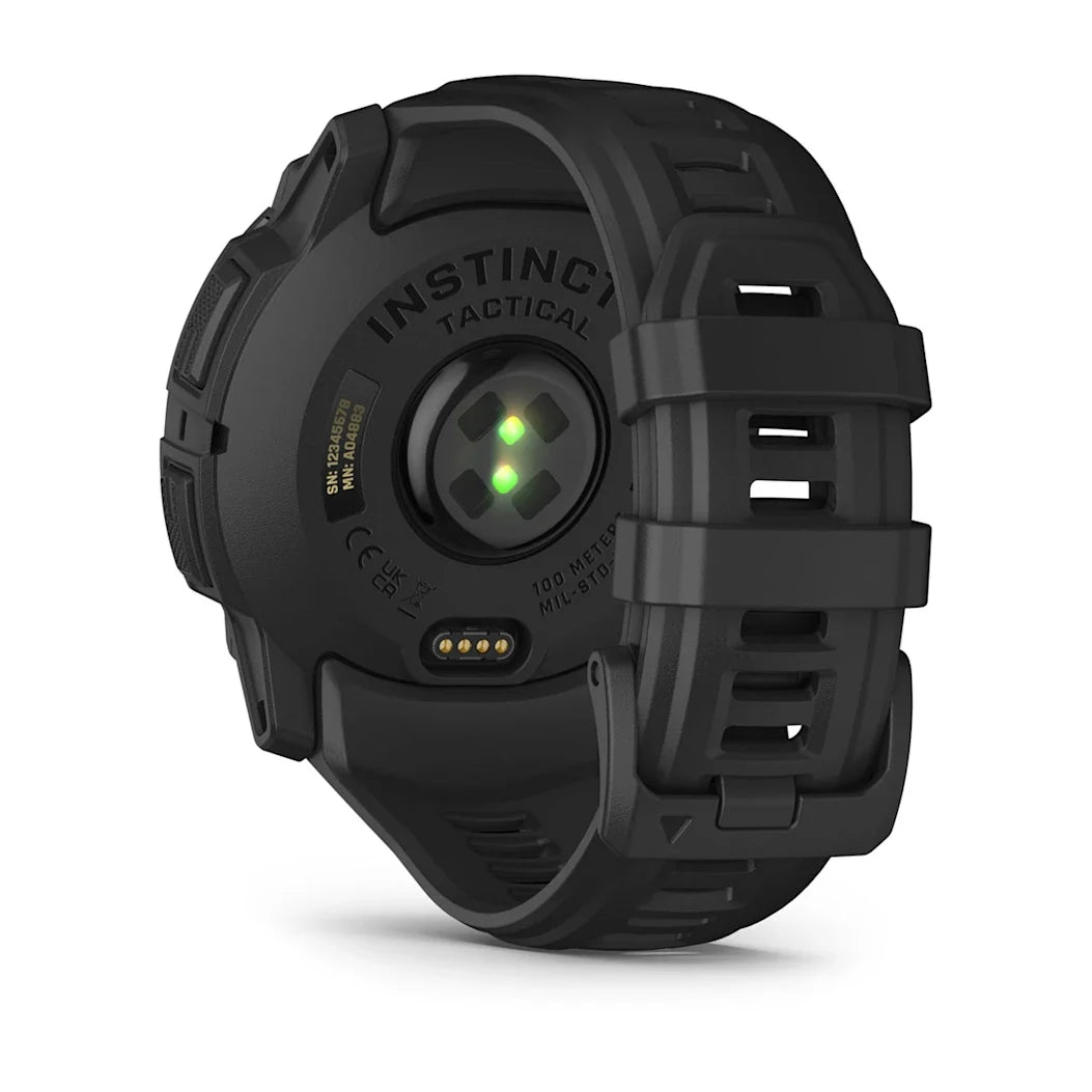 Garmin Instinct 3 – 50 mm AMOLED Tactical Edition Black with Black Band