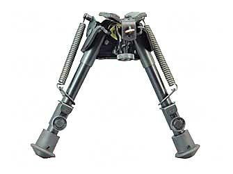 Harris S-BR Swivel Bipod – 6–9" Smooth Legs