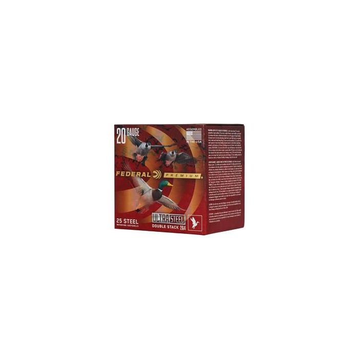 Federal 20GA 3" 1 Oz #2 & #4 Ultra Steel Ammo