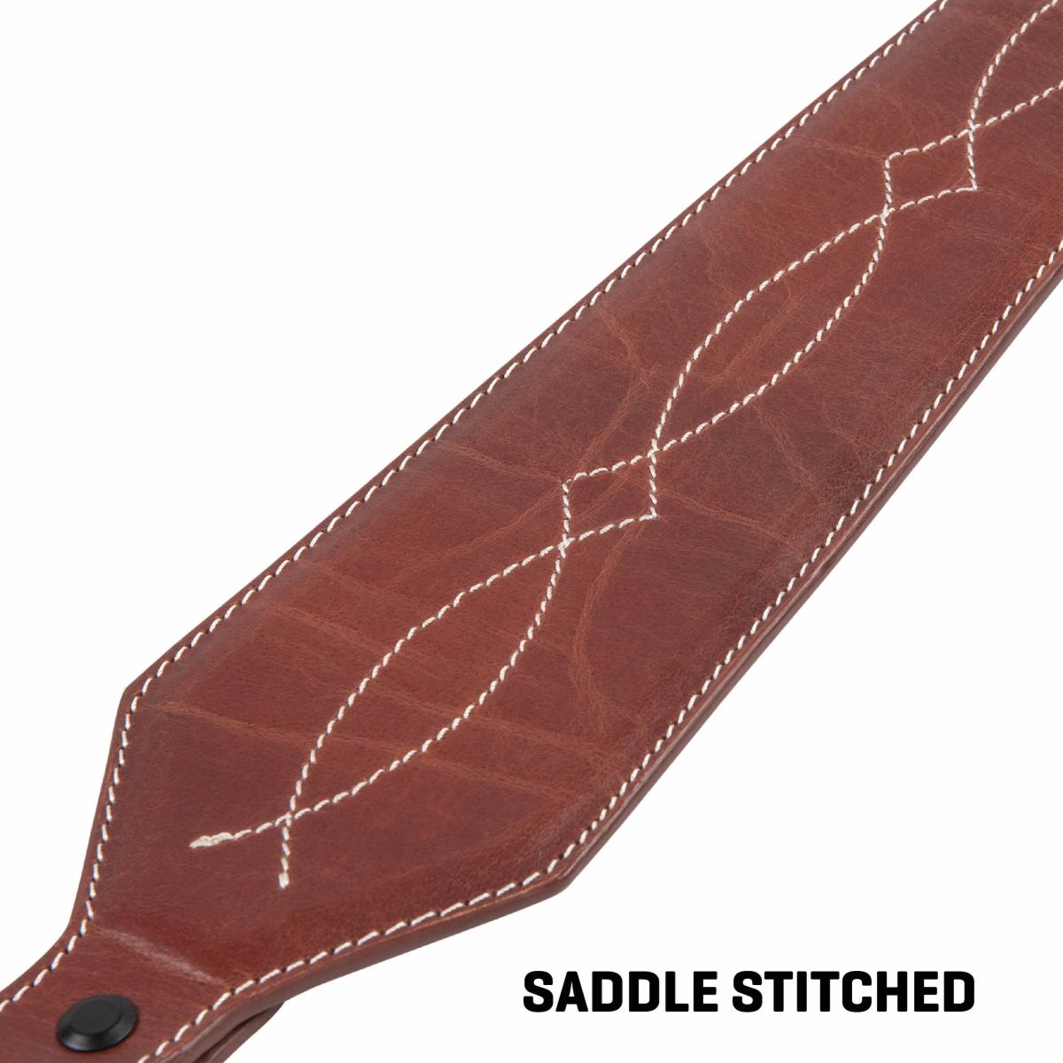 Allen Leather Sling Western Scallop Brown