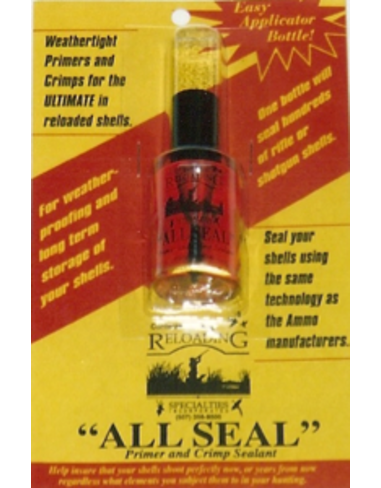 Reloading Specialties All Seal primer and crimp sealant