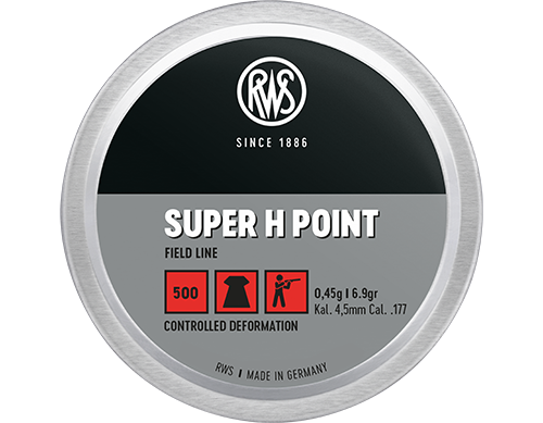 RWS Super-H-Point .177 Cal 7gr Pellets – 500 Count