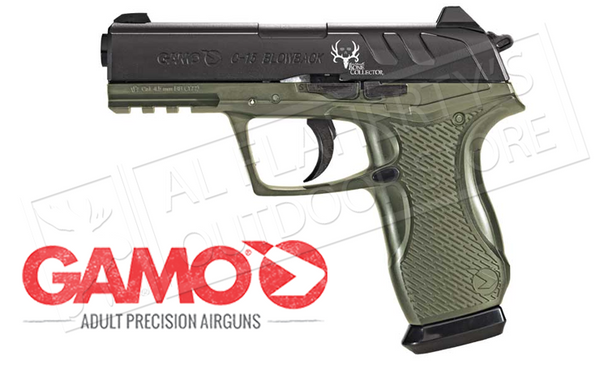 Gamo C-15 Bone Collector .177 Cal Blowback CO2 Pellet & BB Pistol