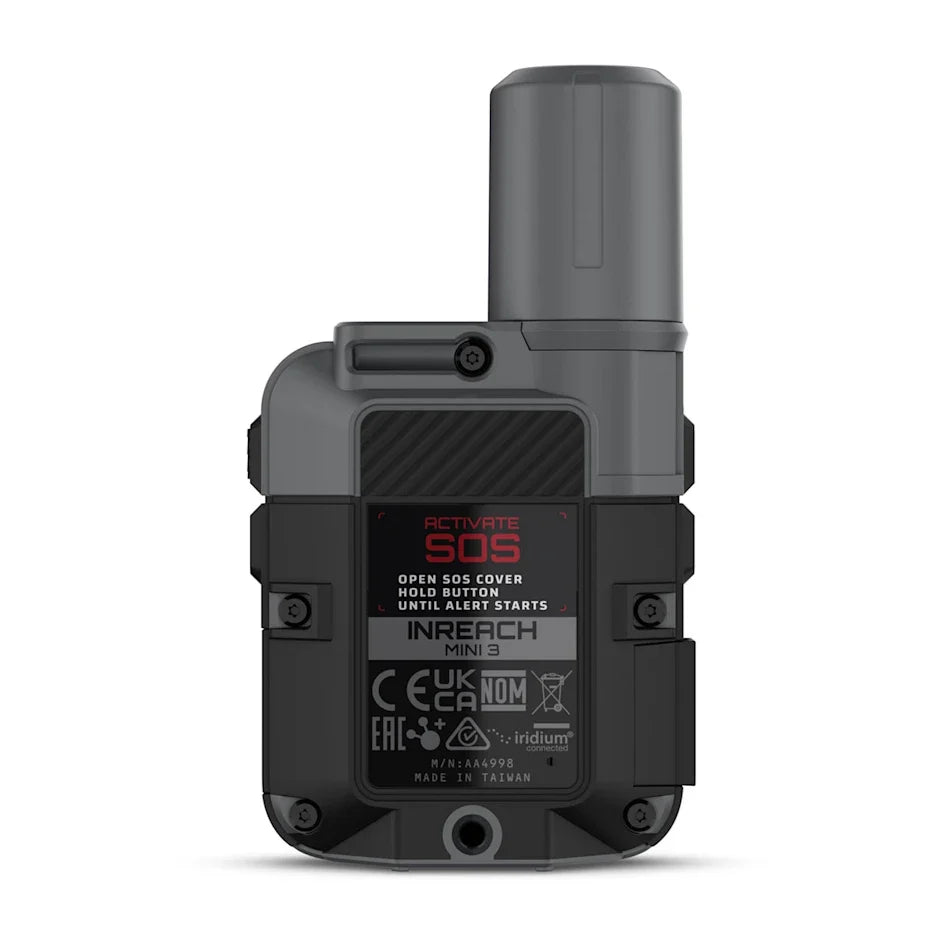 Garmin inReach Mini 3 Compact SOS Satellite Communicator with Touchscreen