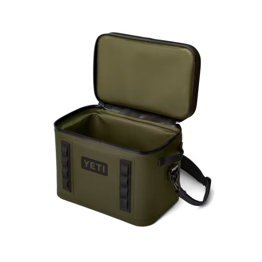 YETI Hopper Flip 18 Soft Cooler Olive / Black
