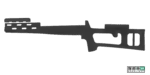 ATI Outdoors Fiberforce SKS Thumbhole Stock – Black