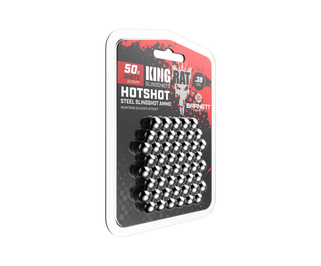 Barnett Hot Shot .38 Caliber Steel Slingshot Ammo