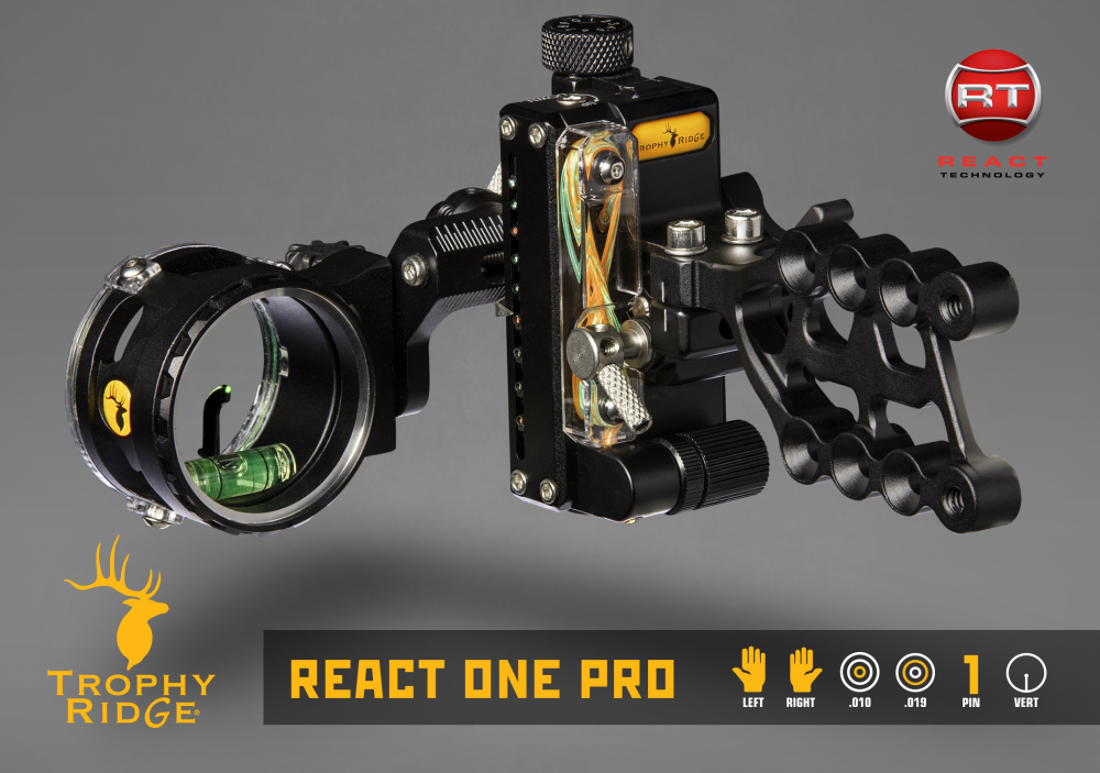 Trophy Ridge React® One Pro Bow Sight - Left Hand / .019