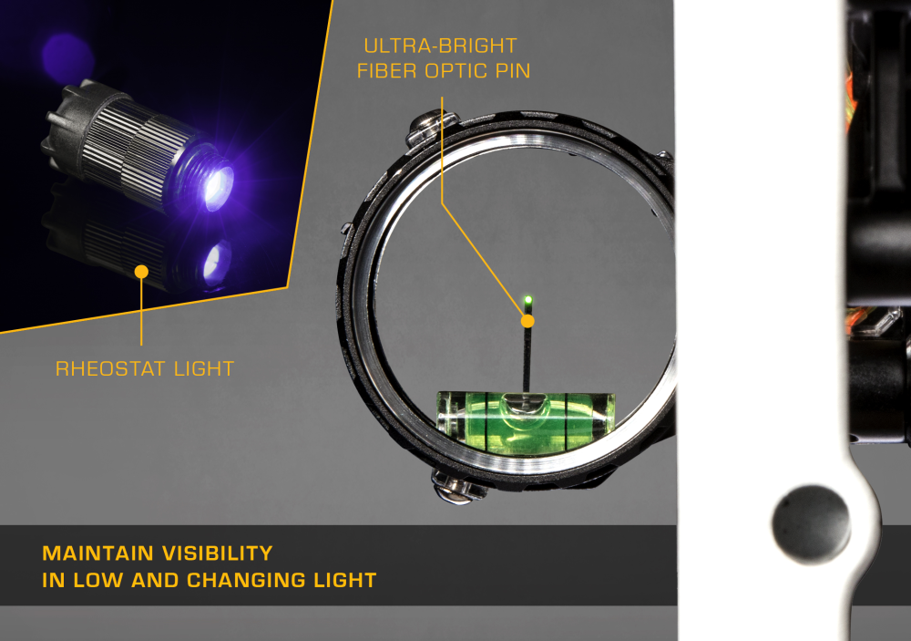 Trophy Ridge React® One Pro Bow Sight - Right Hand / .019