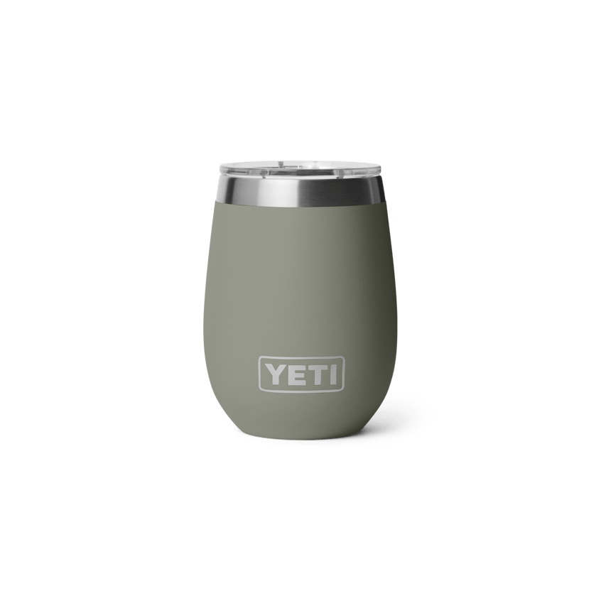 YETI Rambler 295 mL (10 oz) Wine Tumbler with DuraSip Ceramic Lining & MagSlider Lid - Pampa Green