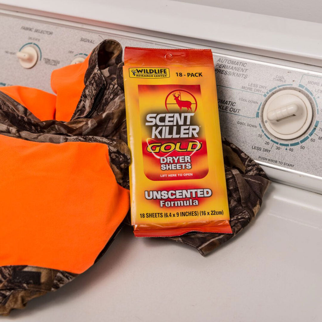 Wildlife Research Center Scent Killer Gold Dryer Sheets (18 Count)