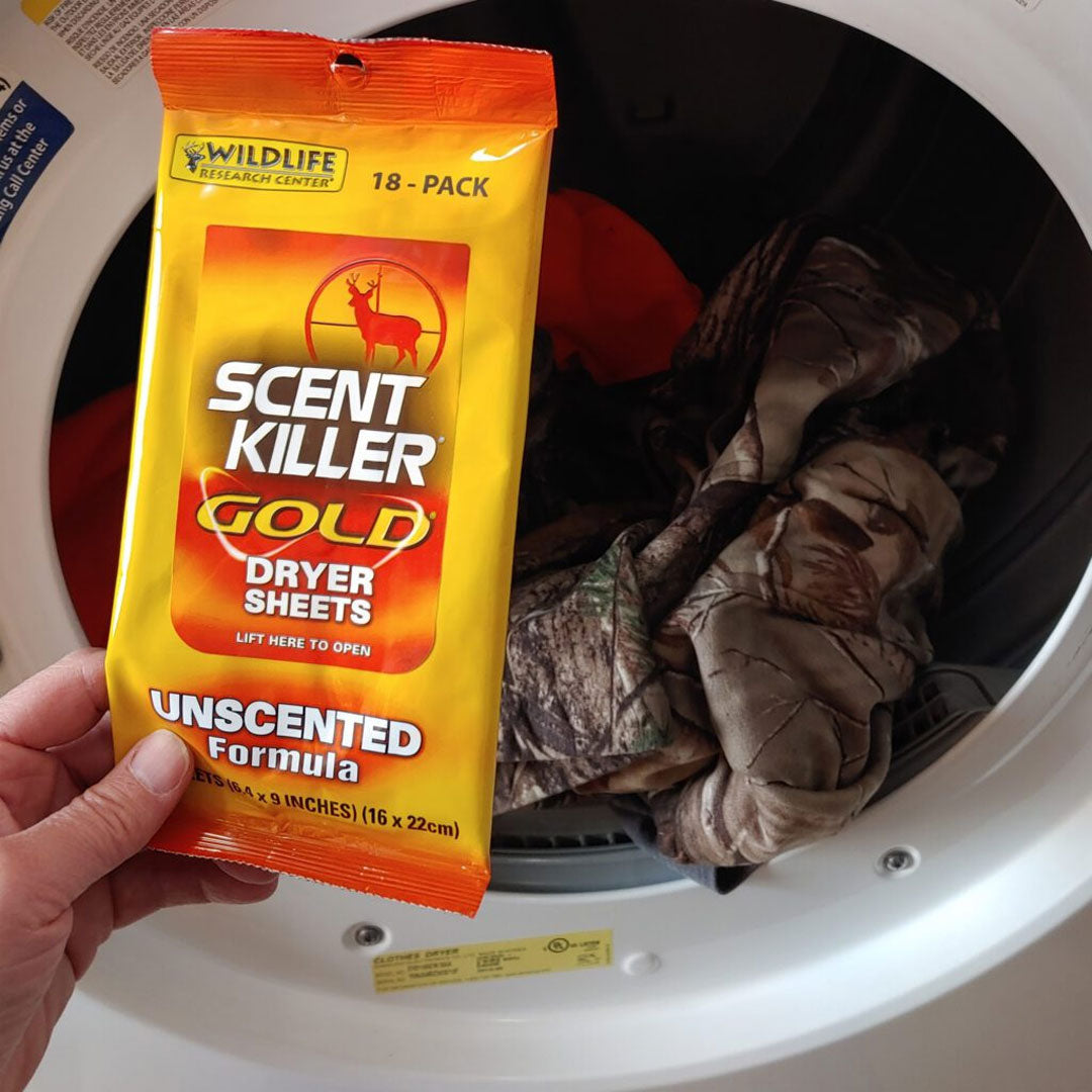 Wildlife Research Center Scent Killer Gold Dryer Sheets (18 Count)