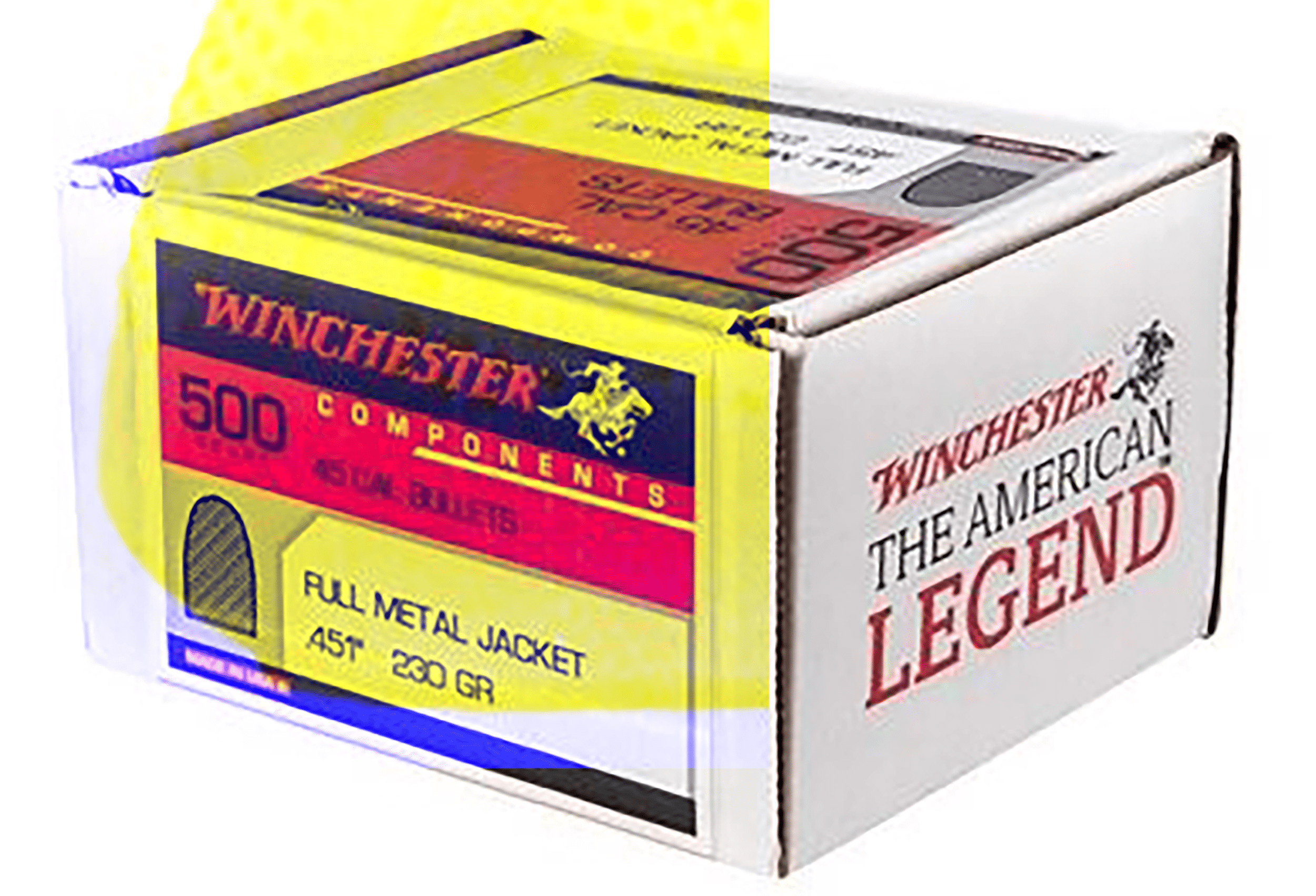 Winchester .451 230gr Full Metal Jacket Bullets - 500 Count