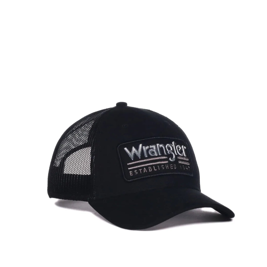 Wrangler Established 1947 Black Meshback Cap product image