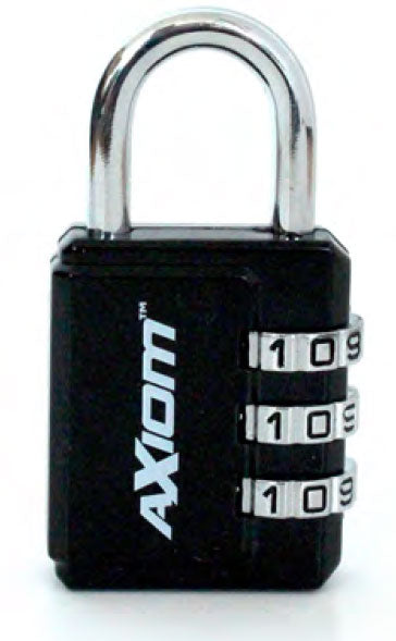 Axiom XCL1 3-Dial Combination Padlock – 30mm