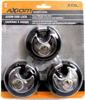 Axiom XDL 70mm Disk Locks – 3-Pack